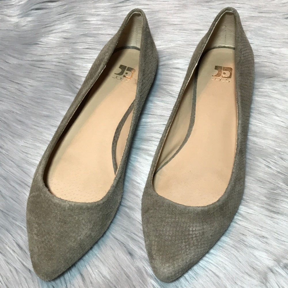 Joes jeans leather point toe ballerina flats 7 M - Picture 1 of 8